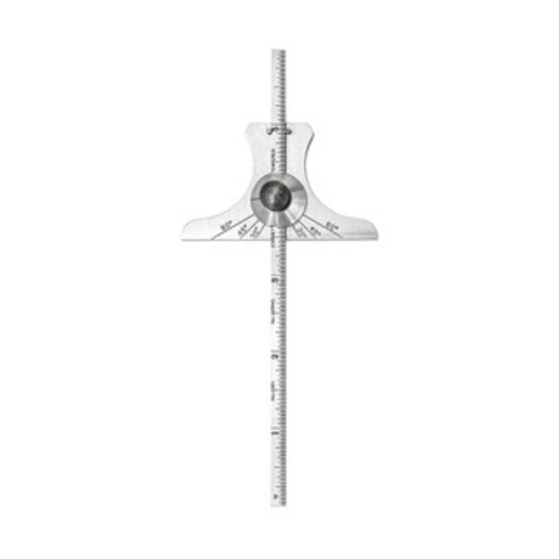 Starrett Combination Steel Rule Depth and Angle Gage, 0-6, EDP 51074 – 236-1