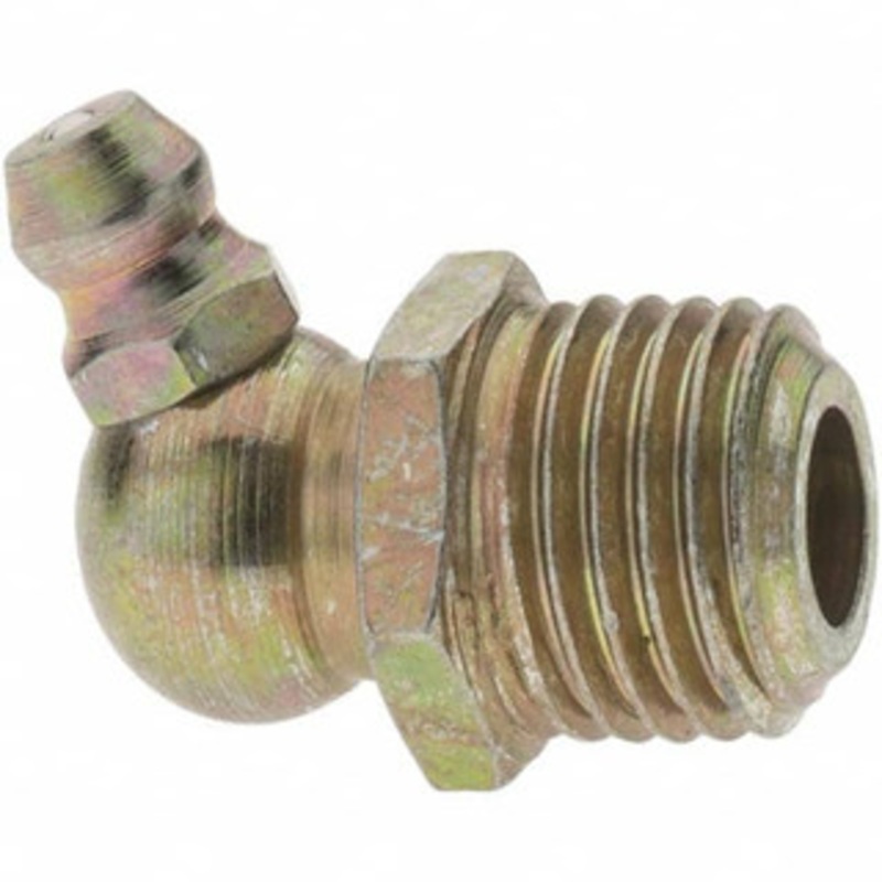 Value Collection 65 Head Angle, 1/4-18 Standard Grease Fitting Zinc Plated Finish BDNA-7587 – 61862124