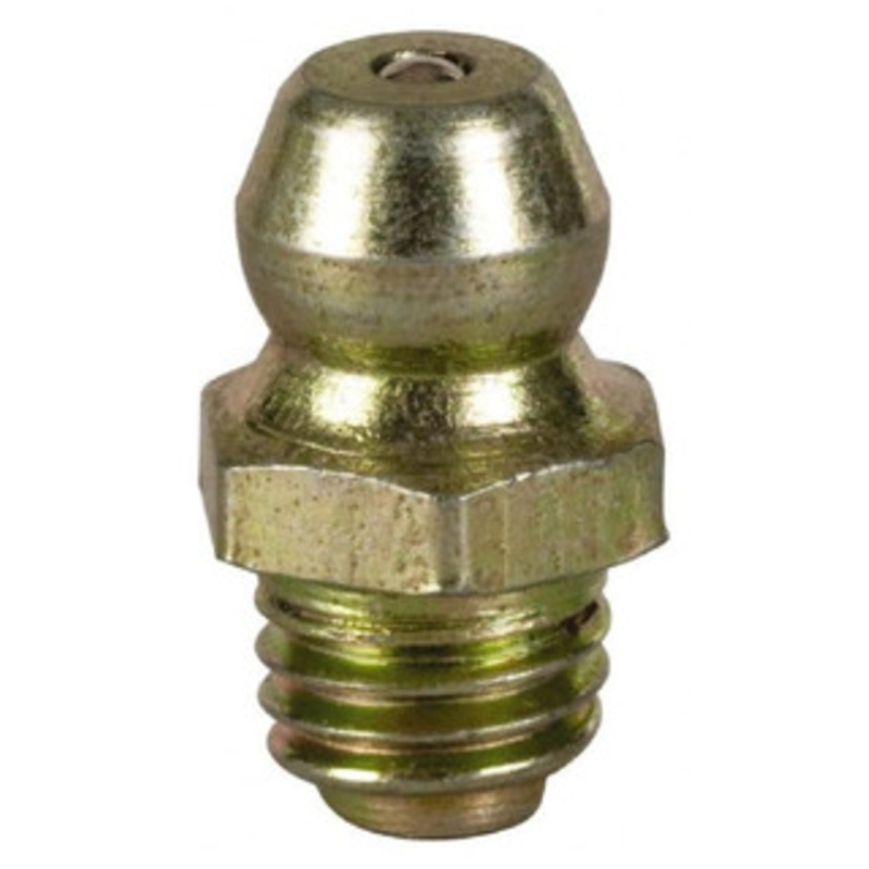Value Collection Straight Head Angle, 1/4-28 Steel Thread-Forming Grease Fitting 7.94mm Hex 88525498 – 88525498