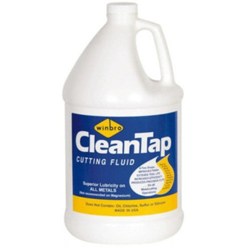 Winbro CleanTap 1 Gal Bottle Cutting & Tapping Fluid Water Soluble, For Use on Steel 50528 – 72072739
