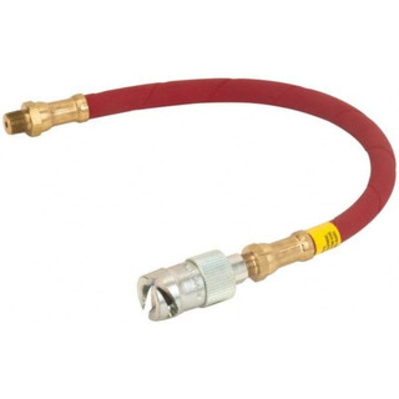 Alemite 12 Long, 4,800 psi Operating Pressure, Grease Gun Hose & Coupler Assembly 1/8 NPTF B6652-A – 03243912