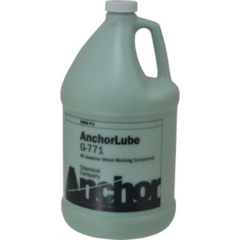 Anchor Lubricants Anchorlube G-771 1 Gal Bottle Cutting Fluid Water Soluble, For Use on Brass, Iron, Stainless Steel, Steel 3013 – 00063933