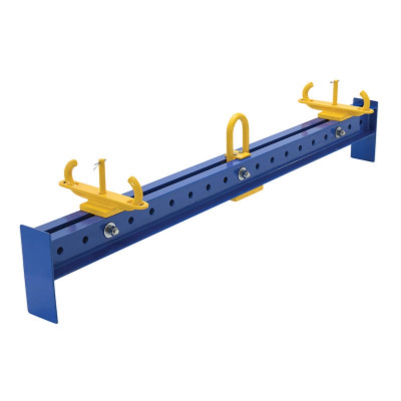 Basket Lifting Spreader Beam, 78in Length, 4,000lb, Blue / Yell