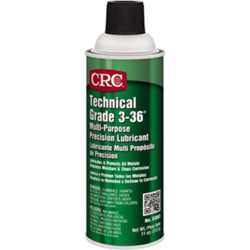 CRC 16 oz Aerosol Nondrying Film Penetrant/Lubricant Amber, 250F Max, Food Grade 1003250 – 00069716