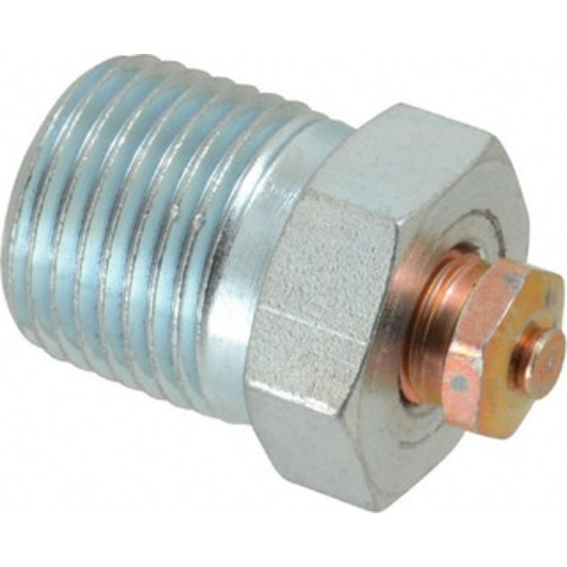 LDI Industries 1/2-14 Thread, 1 to 5 psi Relief Pressure, Steel, Relief Vent 1-3/8 High, 22.35mm Hex Flats Diam PRV104-2 – 03239423