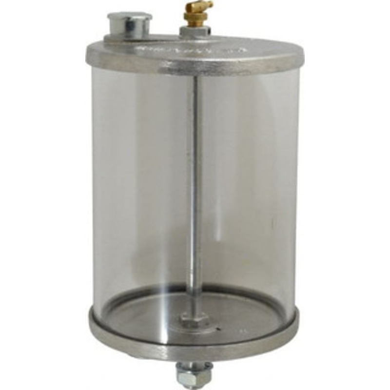 LDI Industries Acrylic Bowl, 1.9 L Manual-Adjustable Oil Reservoir 5/6-18 Straight Outlet, 5-1/2 Diam x 10-1/4 High RFF105 – 03240488