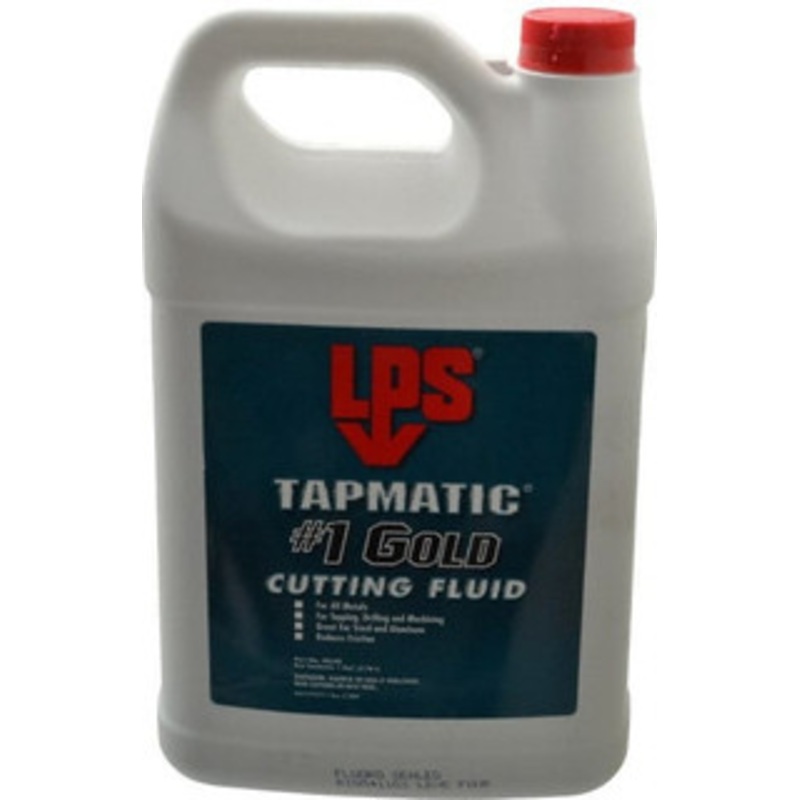 LPS Labs Tapmatic #1 Gold 1 Gal Bottle Cutting & Tapping Fluid Straight Oil, For Use on Ferrous Metals & Nonferrous Metals 40330 – 00263764