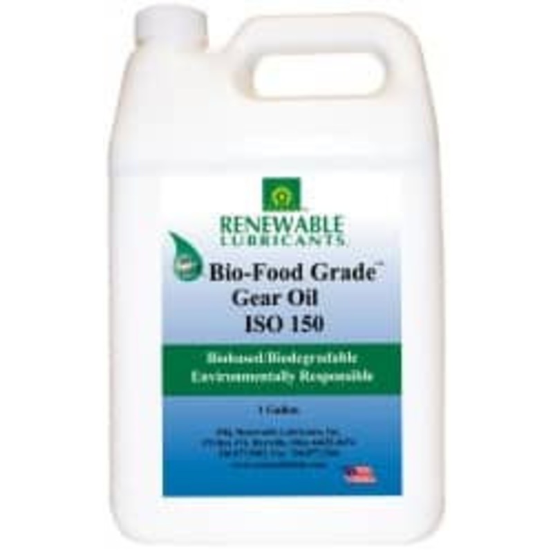 Renewable Lubricants 1 Gal Bottle, Mineral Gear Oil 6F to 250F, 131 St Viscosity at 40C, 20 St Viscosity at 100C, ISO 150 87243 – 62680665