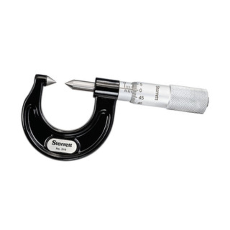 Starrett Screw Thread Comparator Micrometer, 0-22mm, EDP 64334 – 210MAP