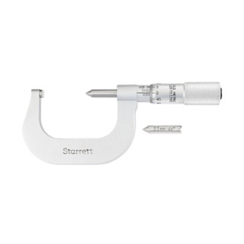 Starrett Screw Thread Micrometer, 25-50mm, EDP 56330 – 585MDP