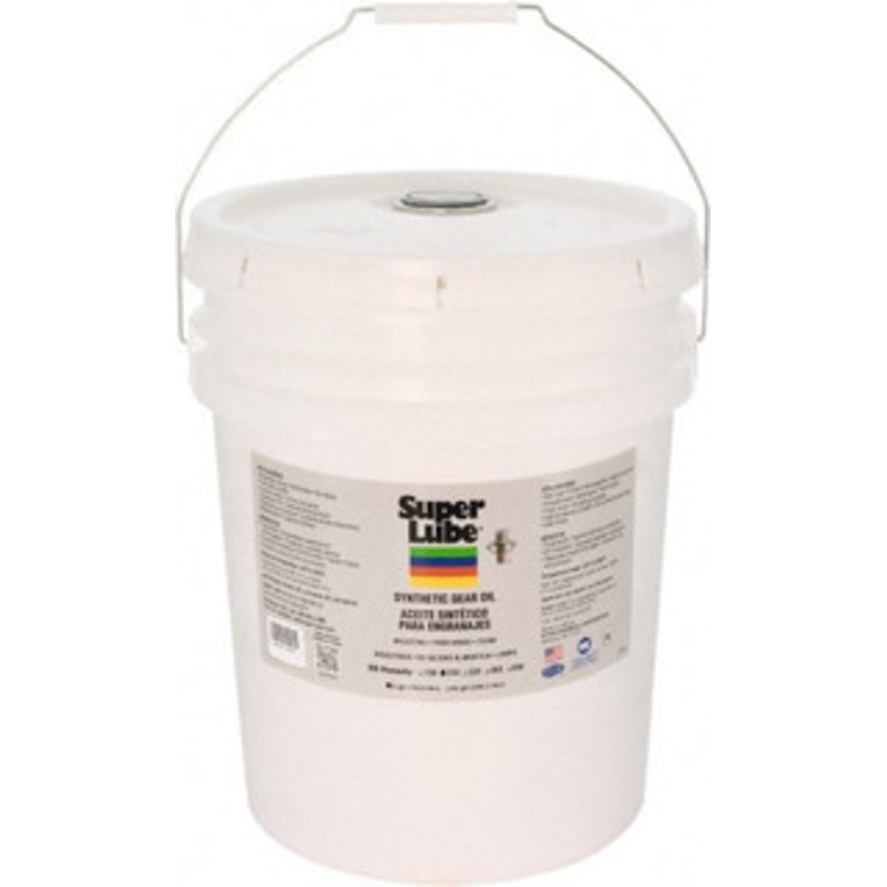 Synco Chemical Super Lube 5 Gal Pail, Synthetic Gear Oil -45F to 450F, ISO 220 54205 – 02105807