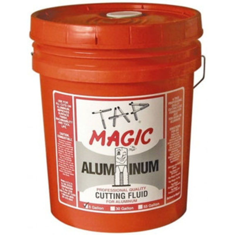 Tap Magic Aluminum 5 Gal Pail Cutting & Tapping Fluid Semisynthetic, For Use on Nonferrous Metals 20640A – 00262386