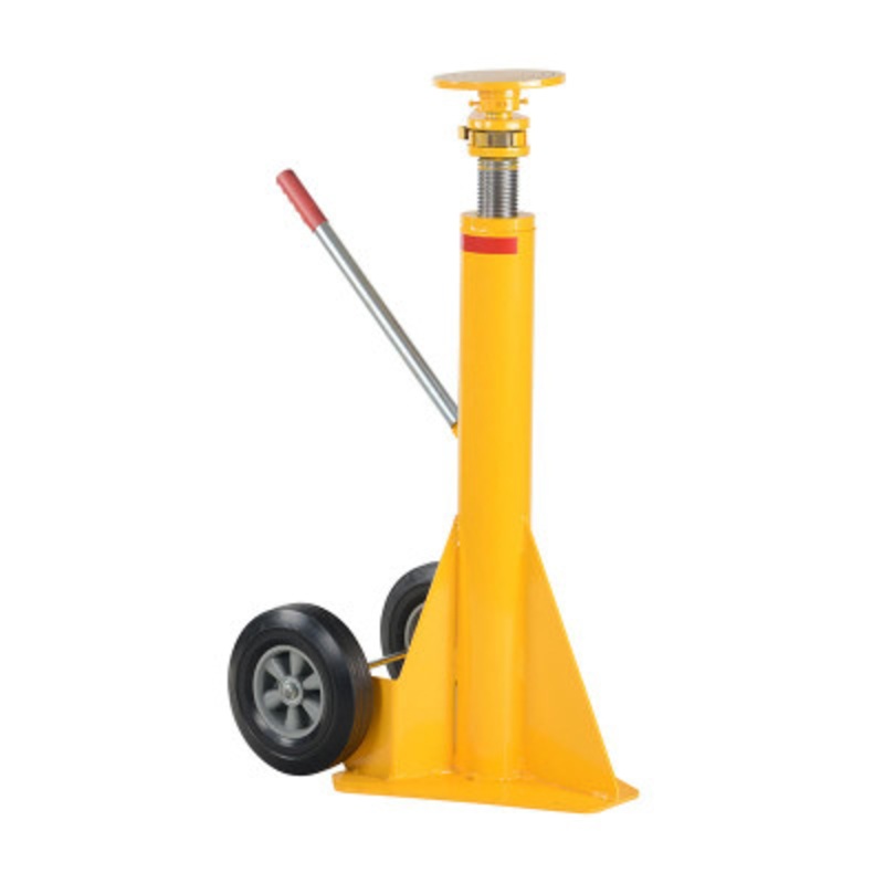 Trailer Spin Top Ratchet Jack, 26-5/8 x 17-5/8 x 39in, 50,000lb