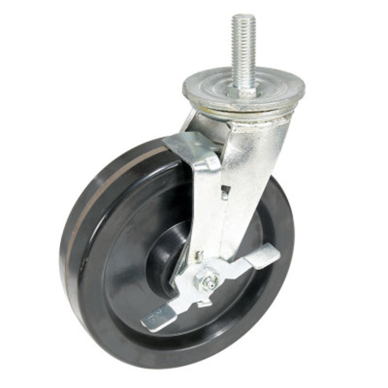 8 X 2 Phenolic Swivel Stem W/Brake Caster
