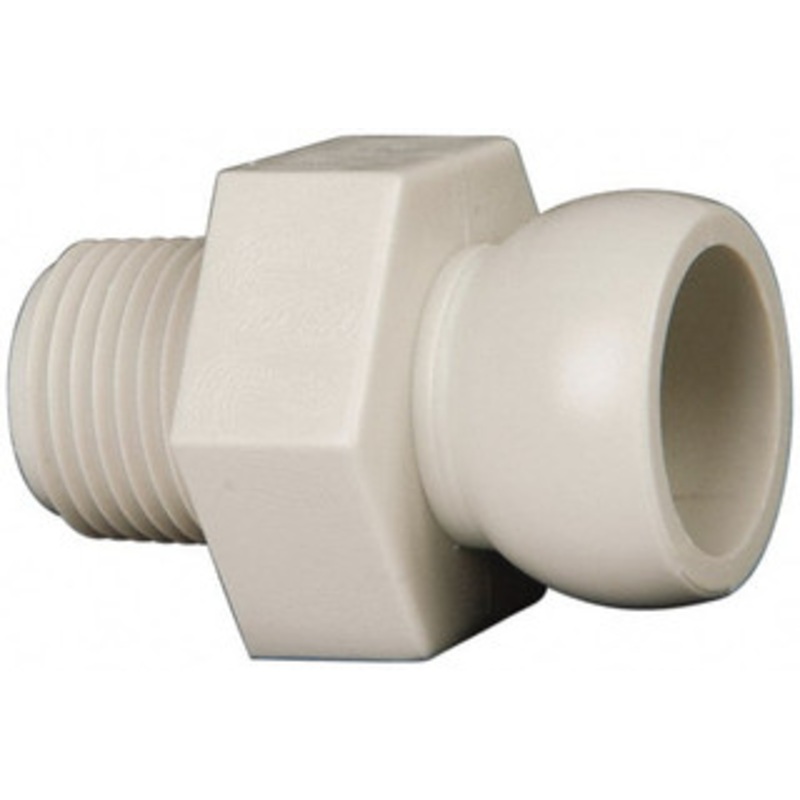 Cedarberg 4 Piece, 1/2 Hose ID, Male to Male Coolant Hose Pipe Thread Connector 3/8 NPT, For Snap-Loc Modular Hose Systems 8450-17 – 09778614