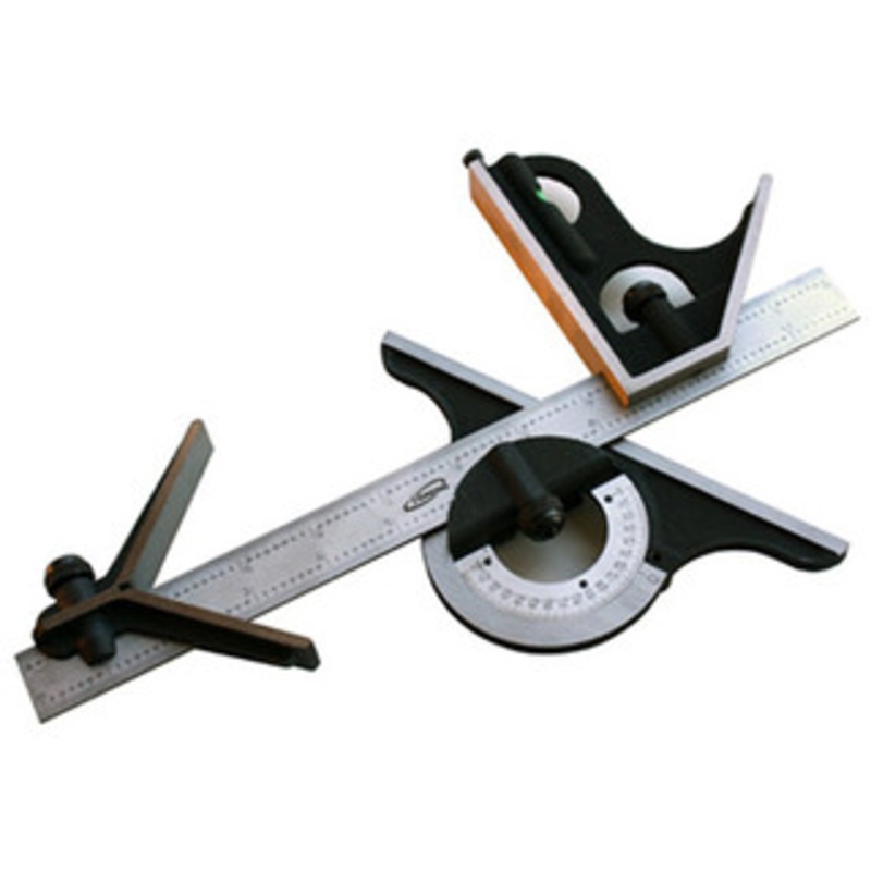 iGaging 12/300mm 4 Piece Precision Combination Square Set – 34-212-4EM