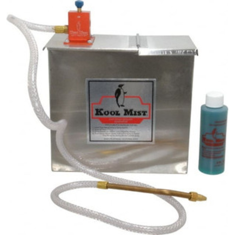 Kool Mist 1 Outlet, 1 Gal Tank Capacity, Stainless Steel Tank Mist Coolant System 4 ft. Coolant Line Length, 6 Hose Length, 5/16 Nozzle Diam 100 N-45 DEG – 09413238