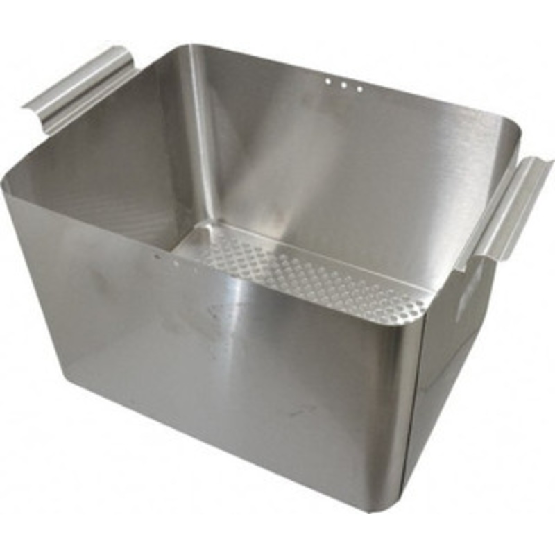 L&R Ultrasonics Parts Washer Parts Basket Stainless Steel, 292.1mm Long x 234.95mm Wide x 203.2mm High, For Use with Ultrasonic Cleaners 18676 – 09138355