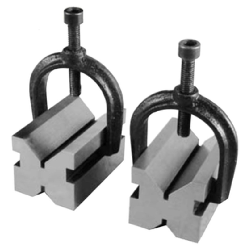 Precise 2-3/4 x 3-1/2 x 4-7/8 V-Block & Clamp Set – 3402-0955