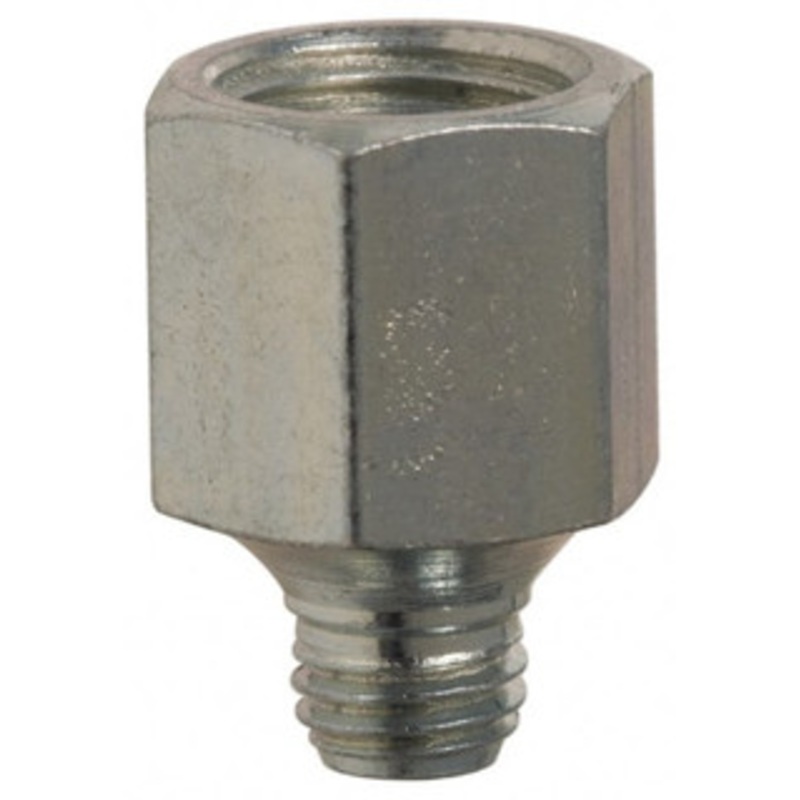 PROLUBE Straight Head Angle, 1/4-28 NPT Steel Grease Fitting Adapter 1/2 Hex ADPH1-4M1-8FST5 – 85062404