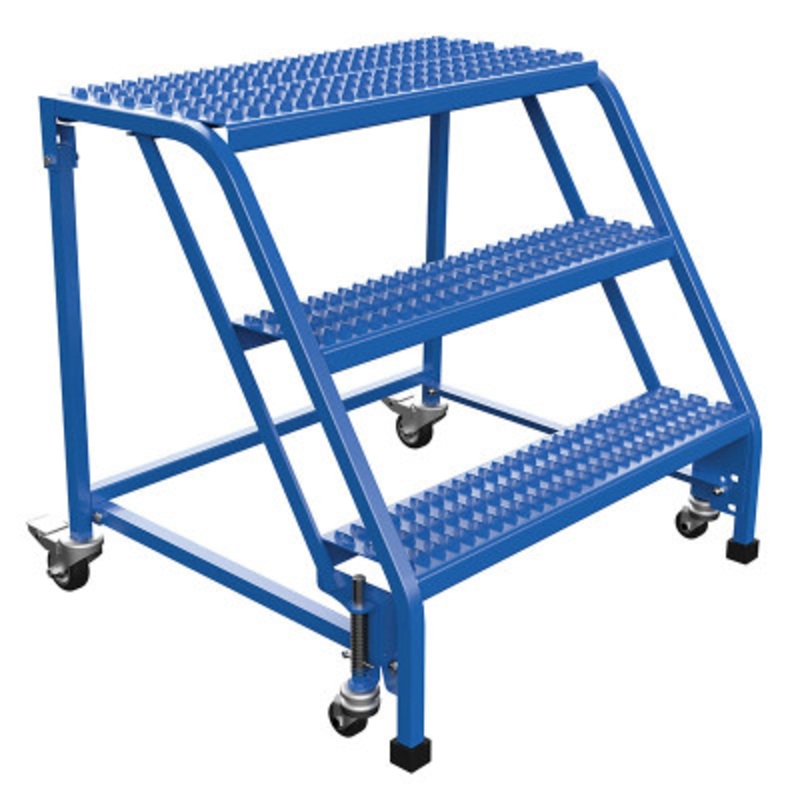 Slope Ladder No Rail 58 Deg 3 Grip Strut 30-1/4in Step Width, 350lb