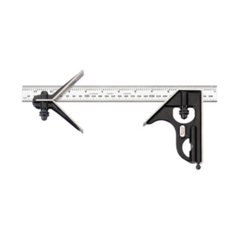 Starrett 300mm and 11-3/4 Combination Square with Square Head, EDP 56417 – C33MEHC-300
