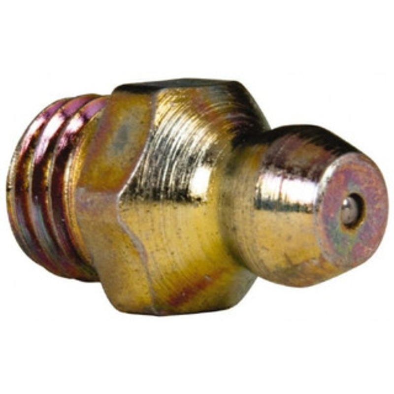 Value Collection Straight Head Angle, 5/16-24 UNEF-2A Steel Standard Grease Fitting 9.53mm Hex 89817118 – 89817118