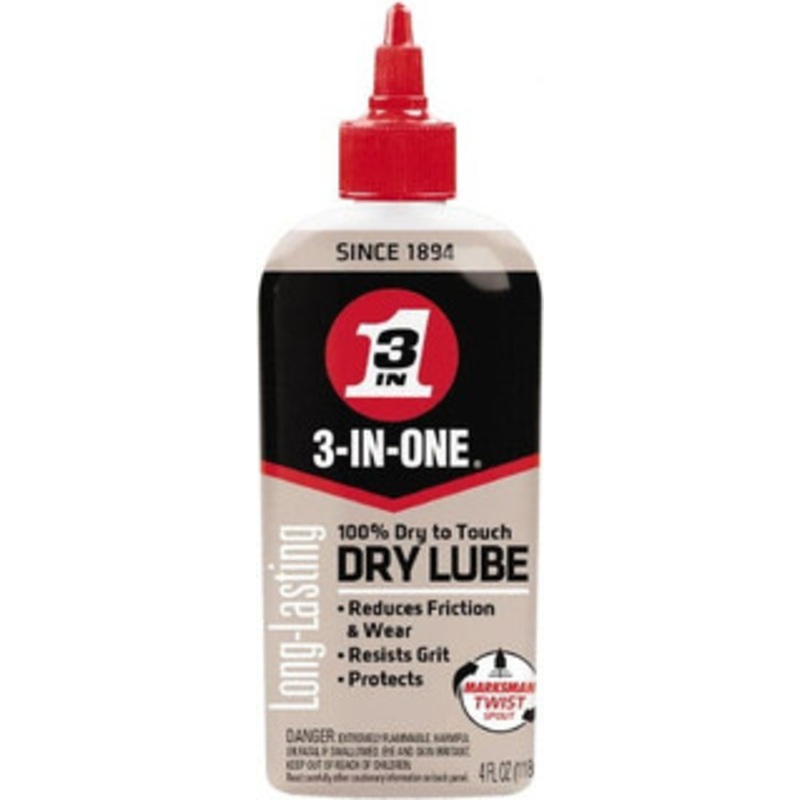 3-IN-ONE 4 oz Bottle Dry Film Lubricant Light Amber, 500F Max 12002 – 42157362