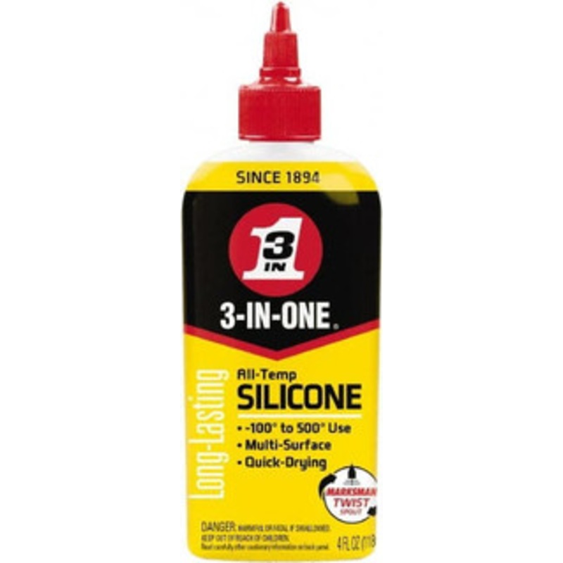 3-IN-ONE 4 oz Bottle Silicone Penetrant/Lubricant Brown, 500F Max 12000 – 42157339