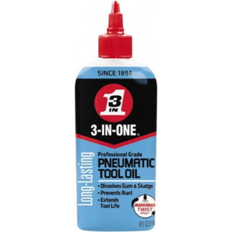 3-IN-ONE Bottle, ISO 21, Air Tool Oil 21.02 Viscosity (cSt) at 40C, 4.24 Viscosity (cSt) at 100C 12004 – 33902735