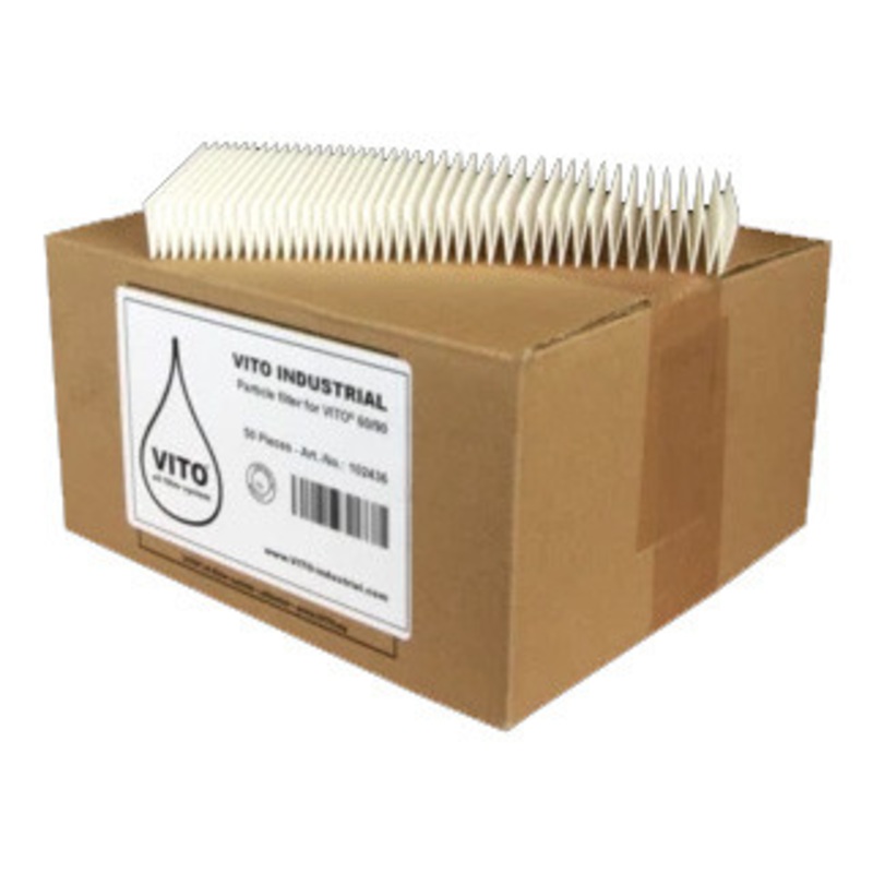 VITO Filter Paper for VITO 60/90 Coolant Filter, 50 Pieces – VITO-FP
