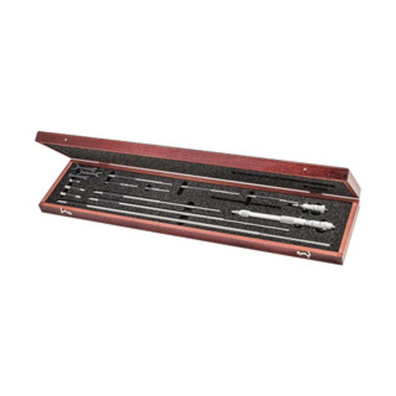 Starrett Solid-Rod Inside Micrometer Set, 2-32, EDP 50554 – 124DZ