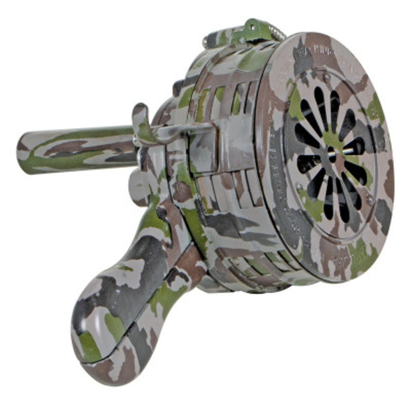 Steel Warning Siren Hand Crank, Camouflage