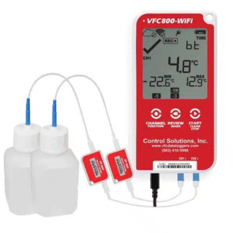 Wireless Data Logger with Display with Smart Probe, -40 to 99C (-40 to 210F)