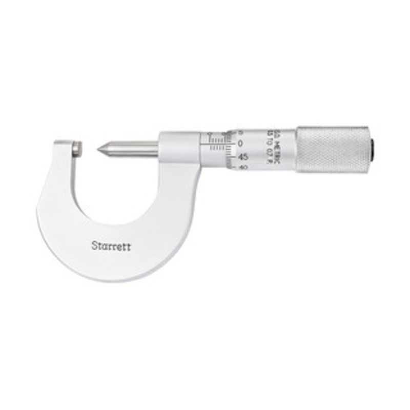Starrett Screw Thread Micrometer, 0-25mm, EDP 56325 – 575MEP
