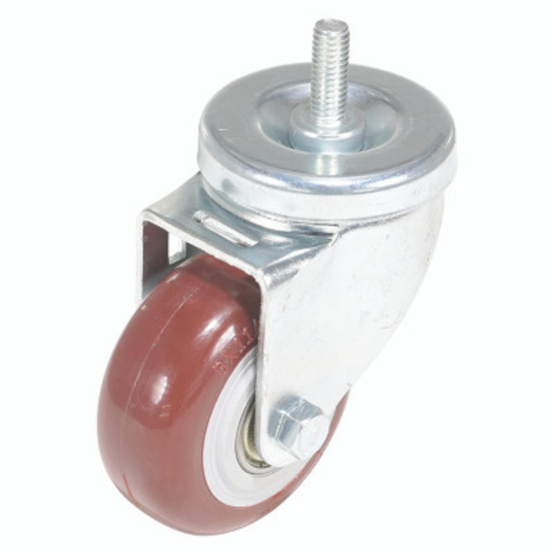 3X1.25 Poly On Poly Swivel W/Stem Caster