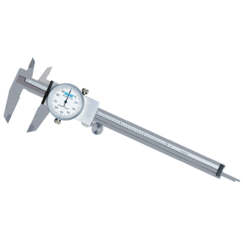Fowler 0 – 6 Range, White Face Shock Proof Dial Caliper – 52-008-706-0