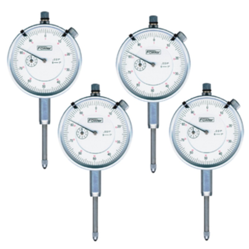 Fowler 1 White Face Dial Indicator 4-Pack – 52-520-110-4