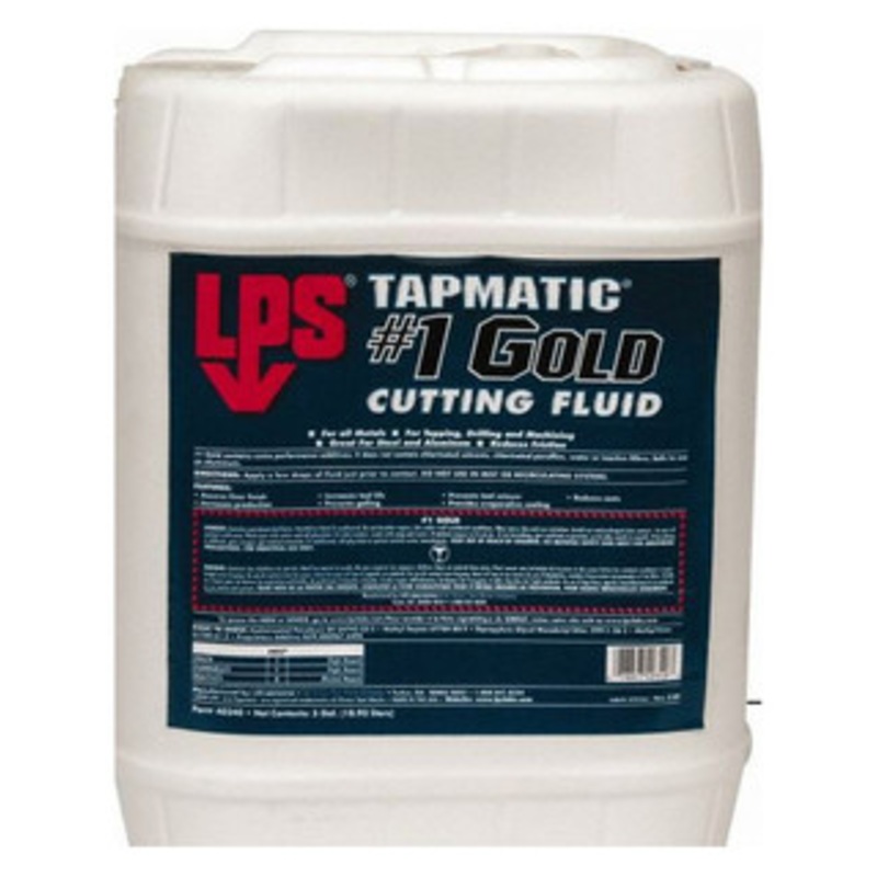 LPS Labs Tapmatic #1 Gold Cutting Fluid, 5 Gallons – 99-170-3