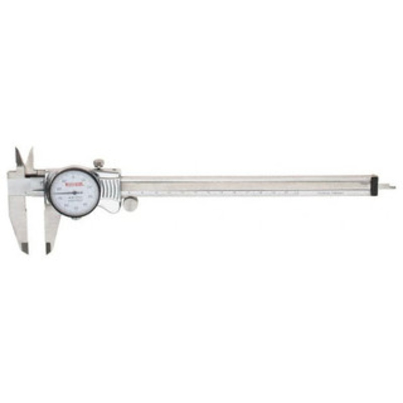 SPI Dial Caliper, Extra Smooth Movement, 0-200mm, White Dial – 17-994-5