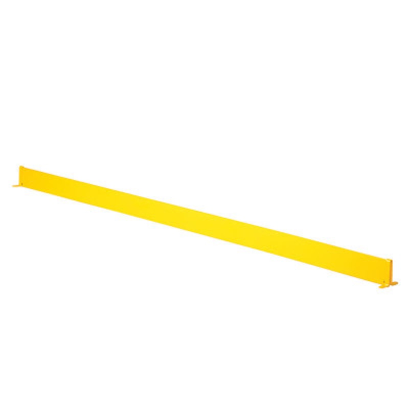 Square Safety Handrail Toe Board, 92-5/8 x 3-7/8 x 4in, Yellow