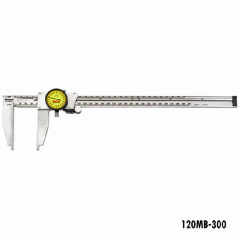 Starrett Long Nib Dial Calipers, 0-300mm, EDP 66923 – 120MB-300-SLC