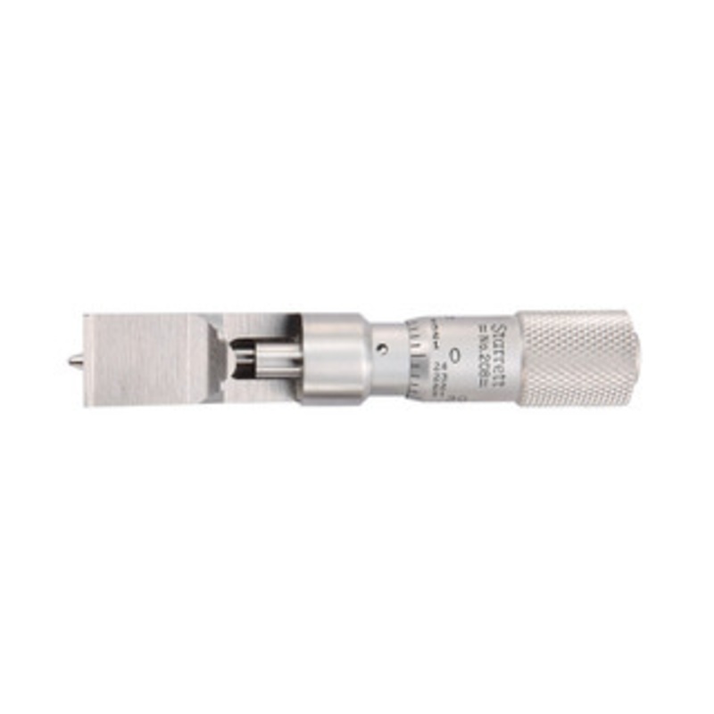 Starrett Stainless Steel Can Seam Micrometer, 0-0.375, EDP 56176 – 208DZ