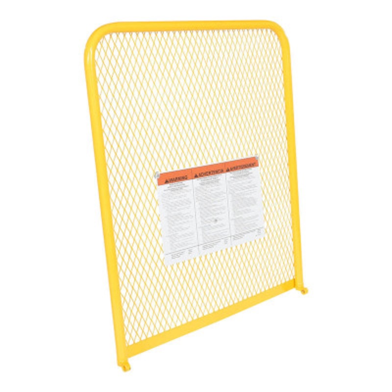 Steel Work Platform, 84in Back Height x 36in Wide, Yellow