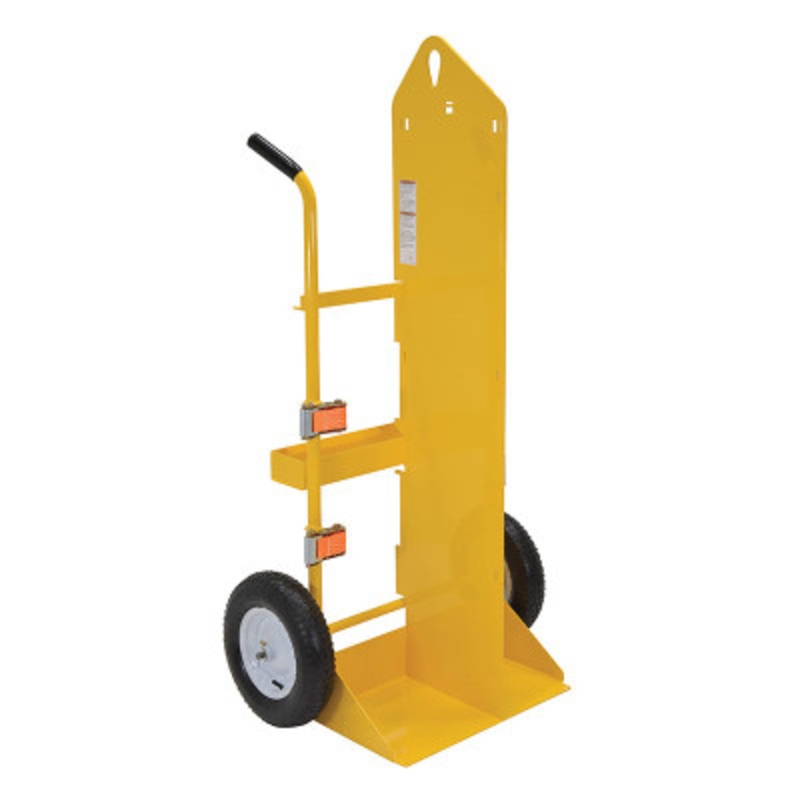 Torch Cart,-Lift Eye, Wheels, 23 x 34-1/2 x 66-3/8in 500lb Yellow