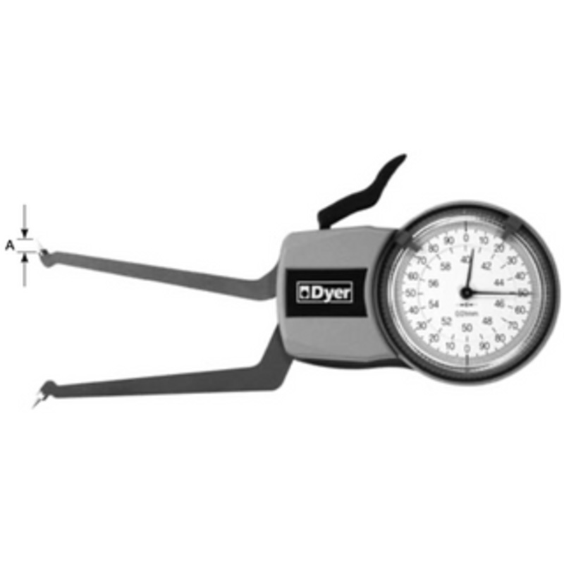Dyer 1.6 – 2.4 Direct Reading O-Ring/Groove Gage – 103-305