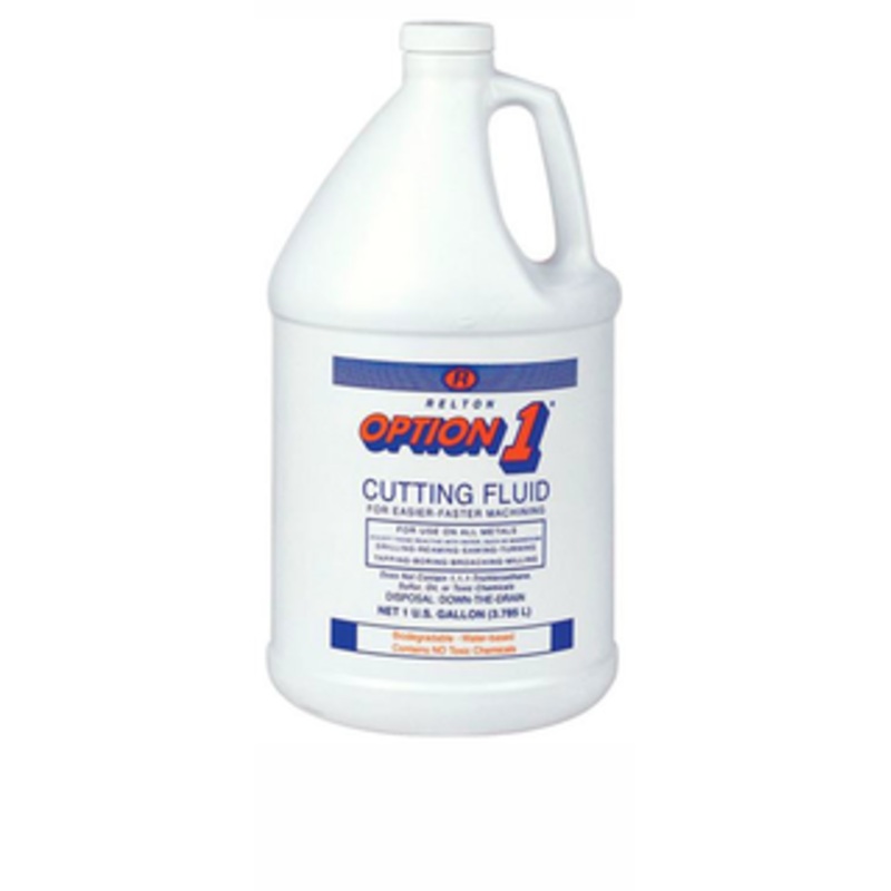 Relton Option 1 Metal Cutting Fluid, 1 Gallon Bottle – 01G-OP