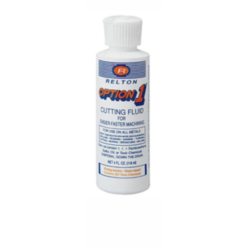 Relton Option 1 Metal Cutting Fluid, 4 oz. Bottle – 04Z-OP