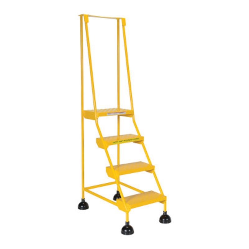 Spring Load Ladders 58 Deg 4 Perforated 16in Width, 400lb Yellow
