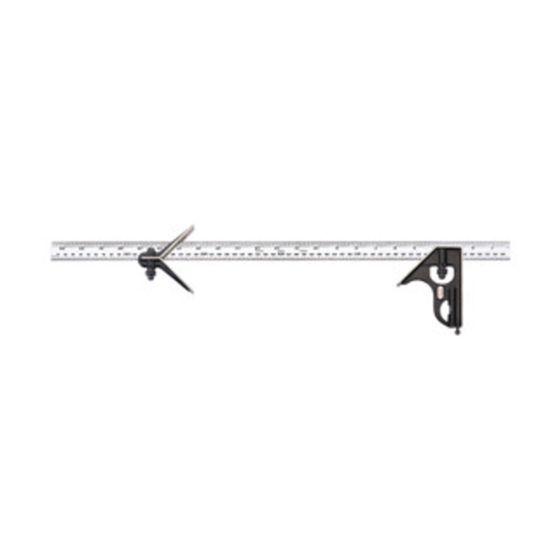 Starrett 600mm and 23-1/2 Combination Square with Square and Center Head, EDP 56419 – C33MEHC-600